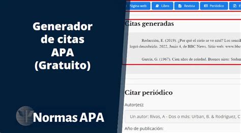 generador para citar en apa|Generador de citas APA gratuito [Versión 2024]